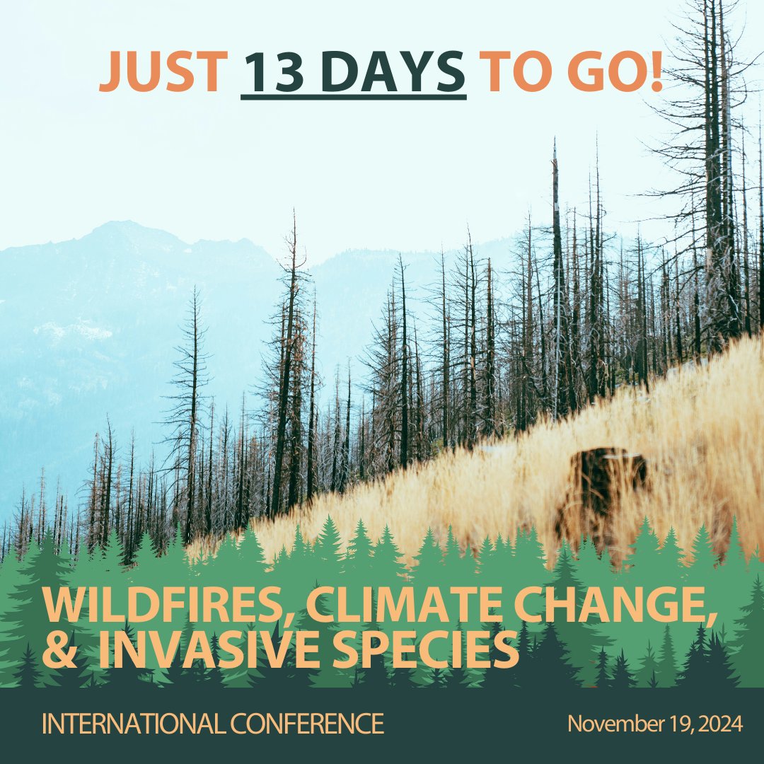 It's almost here!
This one-day virtual conference is bringing together dozens of speakers from across Canada and the US to explore prevention, find solutions, and to make connections.
See the agenda &amp; register here:
canadainvasives.ca/2024-wildfires…