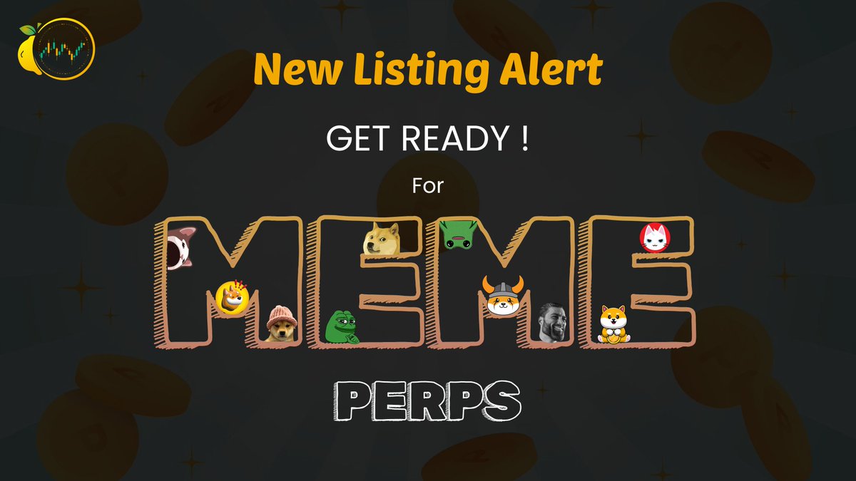 🐶 Introducing Meme Perps on LemonX 🍋🐸

Who said trading can't be fun? 💥 Get ready to YOLO, ape, and aim to the moon 🚀 with Meme Perps on <a href="/lemonX_world/">LemonX</a> ! Time to turn those LFG and WAGMI vibes into real trades! 💸😂

Are you ready for a whole new kind of trading fun? Stay