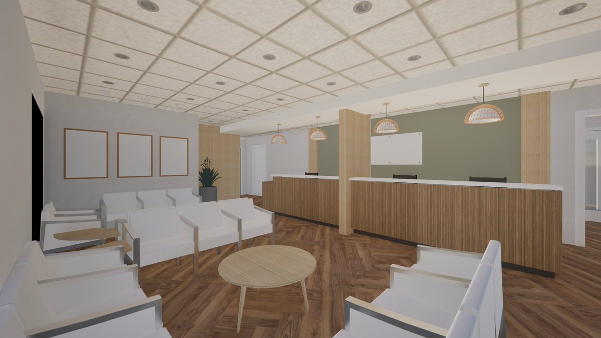 "I like this! …I really appreciate the creativity and that it adds a little privacy for patients checking in and out while keeping the front desk employees accessible to each other all the way across.” - Dr. Lily Liu discusses our work.
 atlfamilydentistry.com