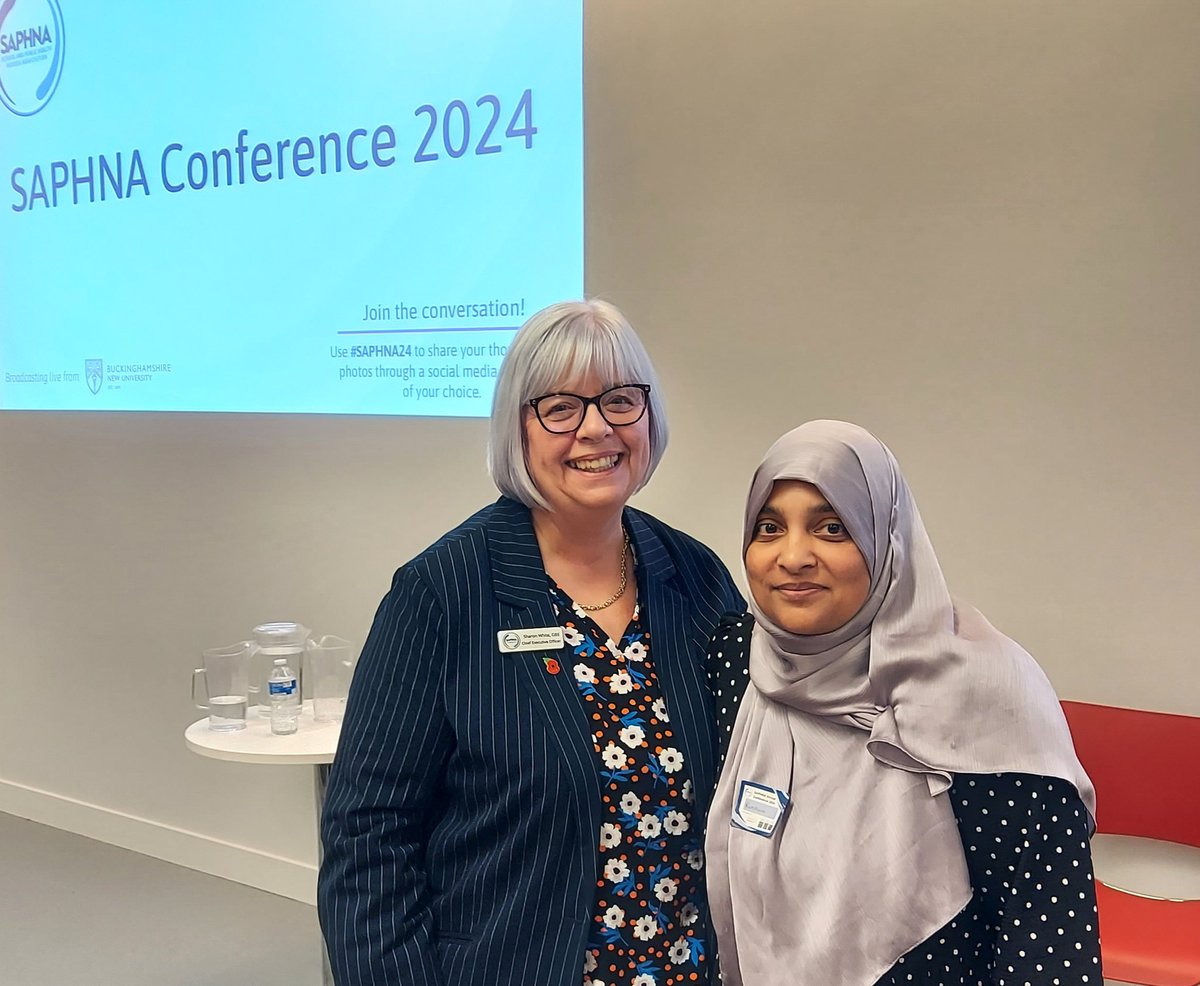 Great to see you in person @SAPHNAsharonOBE after almost 10yrs! #SAPHNA24 #aschoolnurseineveryschool