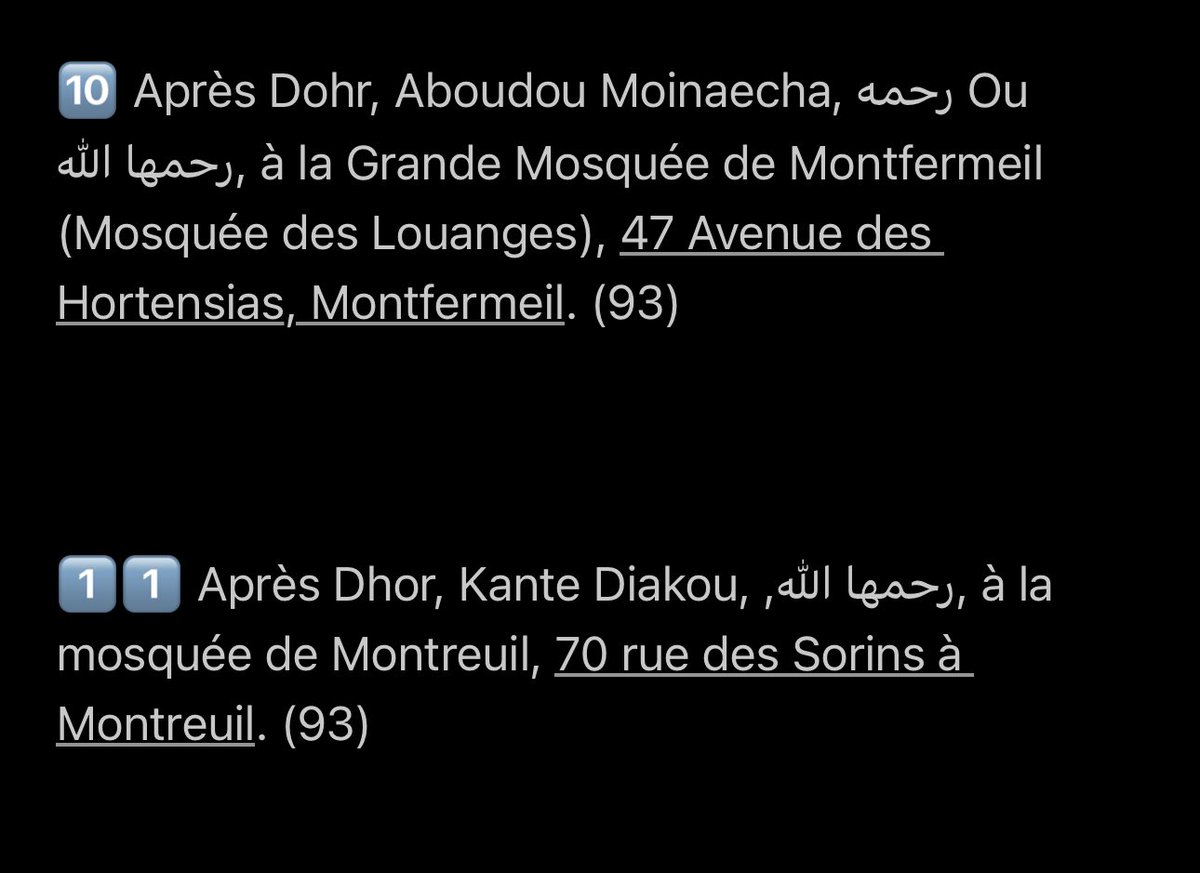 Salatjanazaa's tweet photo. 🔹 1ere partie🔹

🥀PRIÈRES FUNÉRAIRES🥀
🔸JEUDI 7 Novembre 2024🔸 https://t.co/cJr3CrCTEq