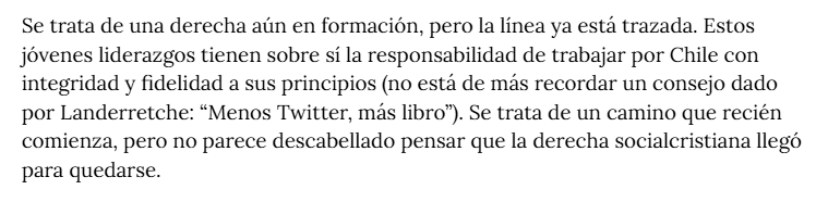 "Una derecha que cree que debe haber una alternativa razonable al individualismo, al capitalismo salvaje, al estatismo asfixiante, al progresismo woke".

Columna que me publicaron en <a href="/elmostrador/">El Mostrador</a> sobre una derecha socialcristiana.

#Solidaridad #sdd

elmostrador.cl/noticias/opini…