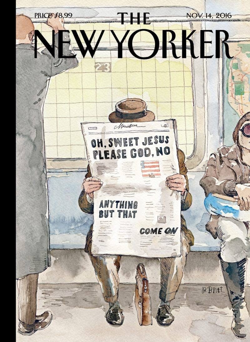 A cover by Barry Blitt, from 2016. #NewYorkerCovers