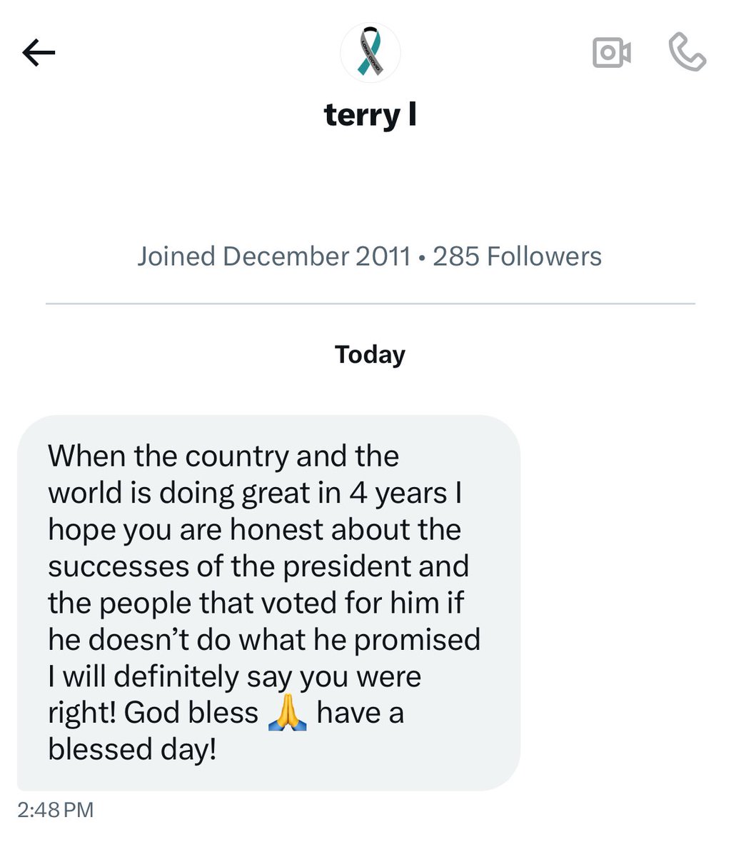 BlueTimesSix's tweet photo. Whoever sent me the direct message below, you are not a follower of God if you voted for Trump.

Oh, and fuck you. https://t.co/evCvw0E8lt