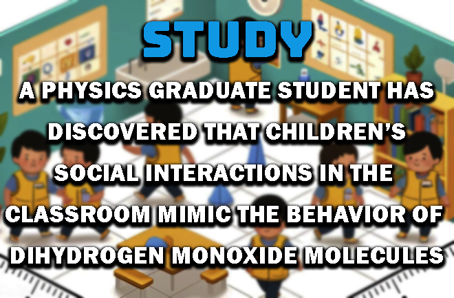 Children are consuming so much DHMO they're starting to act like it! 
news.miami.edu/as/stories/202…