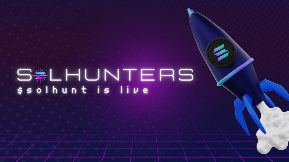 🟣 The #SOLHUNT token is officially live and ready for trading. 

Now you can join our journey with the #SolHunters ecosystem! 

Here’s what SOLHUNT offers:

🔸️30% of revenue from SolHunters goes to marketing.

🔸️10% revenue for buyback and burn to keep value strong.