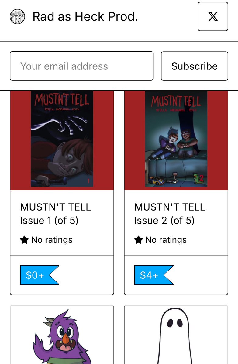 tommy_stella's tweet image. Tweeting this to pin it! Once again here are places you can find me and my comics that aren’t here!
Instagram: tommystellacomics
Blue sky: tommystella
Etsy (physical comics): Etsy.com/shop/radasheck…
Gumroad (free PDFs): radasheck.gumroad.com