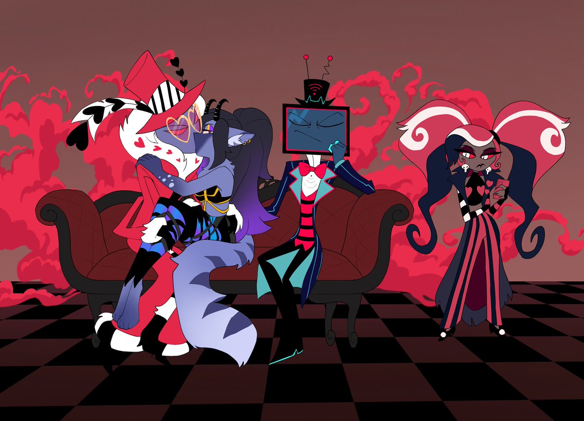 MysticF35787151's tweet photo. "It seems like someone is also thirsty for attention!~"
🎶❤💜💙🎶

#hazbinhotel #hazbin #voxval #staticmoth #voxhazbinhotel #HazbinHotelValentino #Vox #Valentino #TheVees #VelvetteHazbinHotel #HazbinHotelOC https://t.co/mYh2Bf9NFl