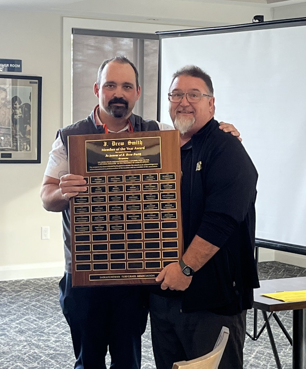 STA Member of the Year presented by <a href="/brandonoakcreek/">Brandon McCormick</a> went to Owen Morhart of the Lynbrook Golf Course <a href="/OMorhart/">Owen Morhart</a> Congrats Owen!
