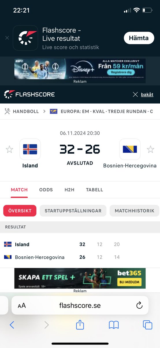 Viktigaste resultatet idag. 🇮🇸🪩🍺 #kristianstadarena #em2026