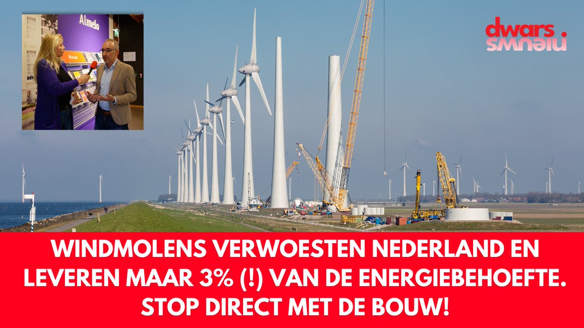 #Windmolendrama. De bouw van windmolens op land moet vandaag nog stoppen, zegt <a href="/henkvermeer/">Henk Vermeer</a> 

Als nou érgens de democratie, de rechtsstaat, de volksgezondheid en de belangen van de dieren buiten spel staan is het bij plaatsing van windmolens. 
dwarsnieuws.nl/windmolens-ver…
