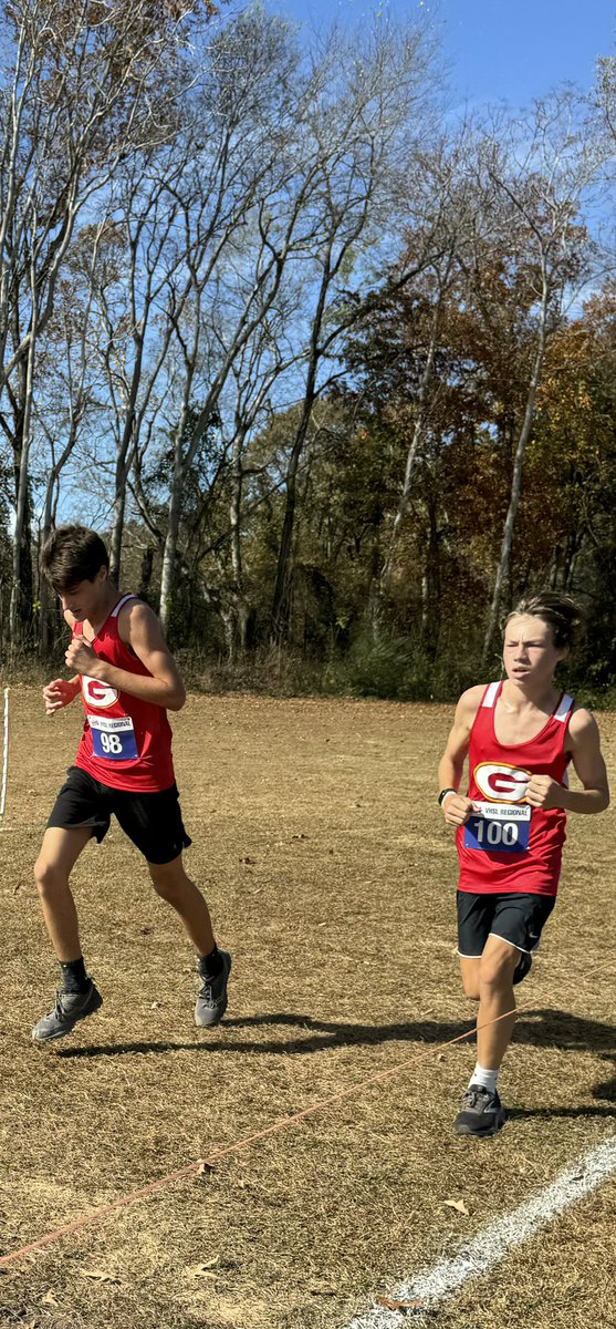 Great performances today as the boys finished 8th and the girls finished an impressive 6th place in the Region 3B Championships!  Excellent way to finish out an awesome season!