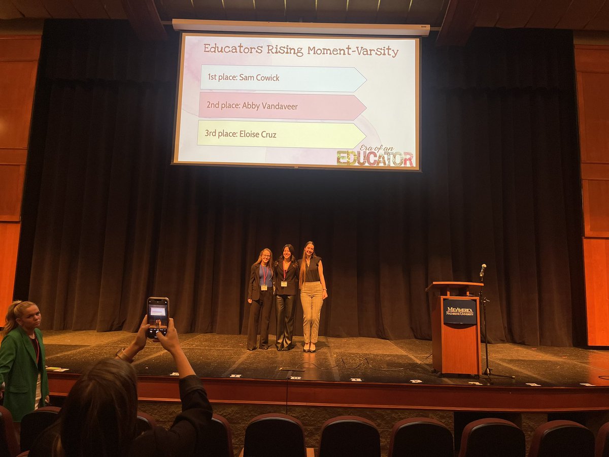 OlatheFutureEd's tweet photo. Made it to the podium today!!!! π₯π₯π₯π₯π₯Proud of all @edrisingks competitors today who put in the time, commitment and passion to their competitions! Way to represent @OlatheEastHawks @Olathe21st @OlathePathways
#fea #regionalconference #edrising #eraofeducator https://t.co/pCAhGbQ0H7