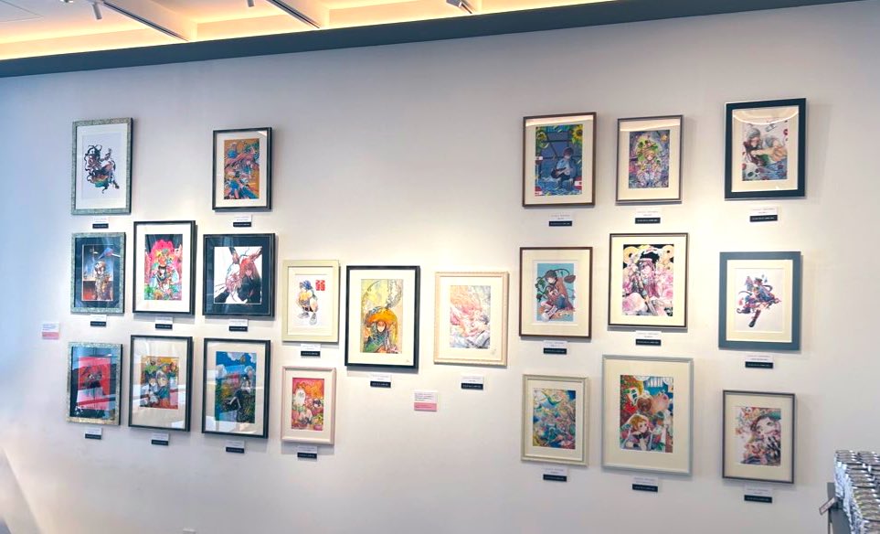 おはようございます☀ なつめさんち原画展『SAVE PAINT』7日目です