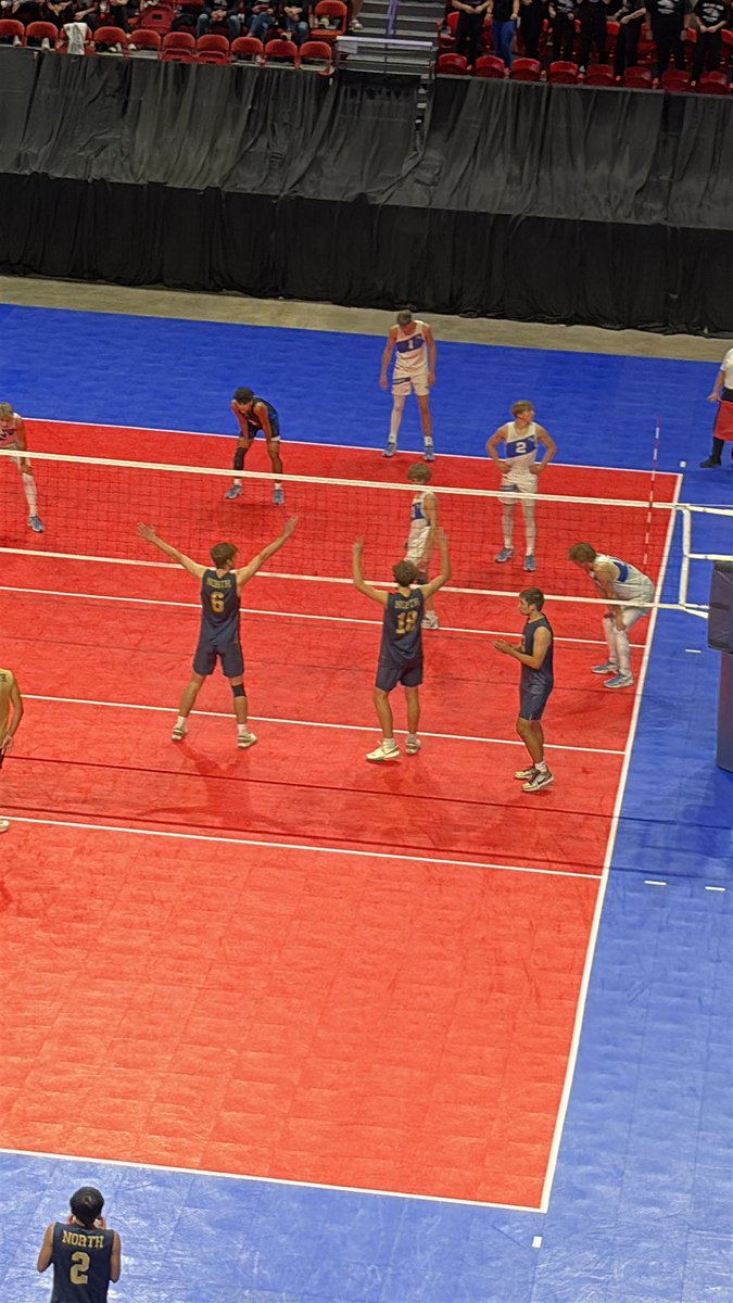 Dropped game 2 25-21!  Down 7-11 in game 3 TO North!