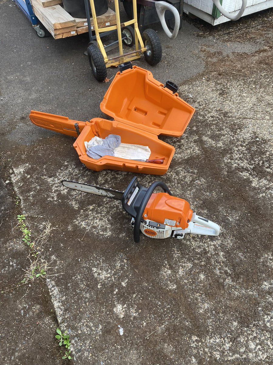 Funny.. my chainsaw sat in the garage in its case with a full tank of gas for about 7 years. I dumped the old gas out,put in new,fired it up and cut a big pine tree down. Still runs like new