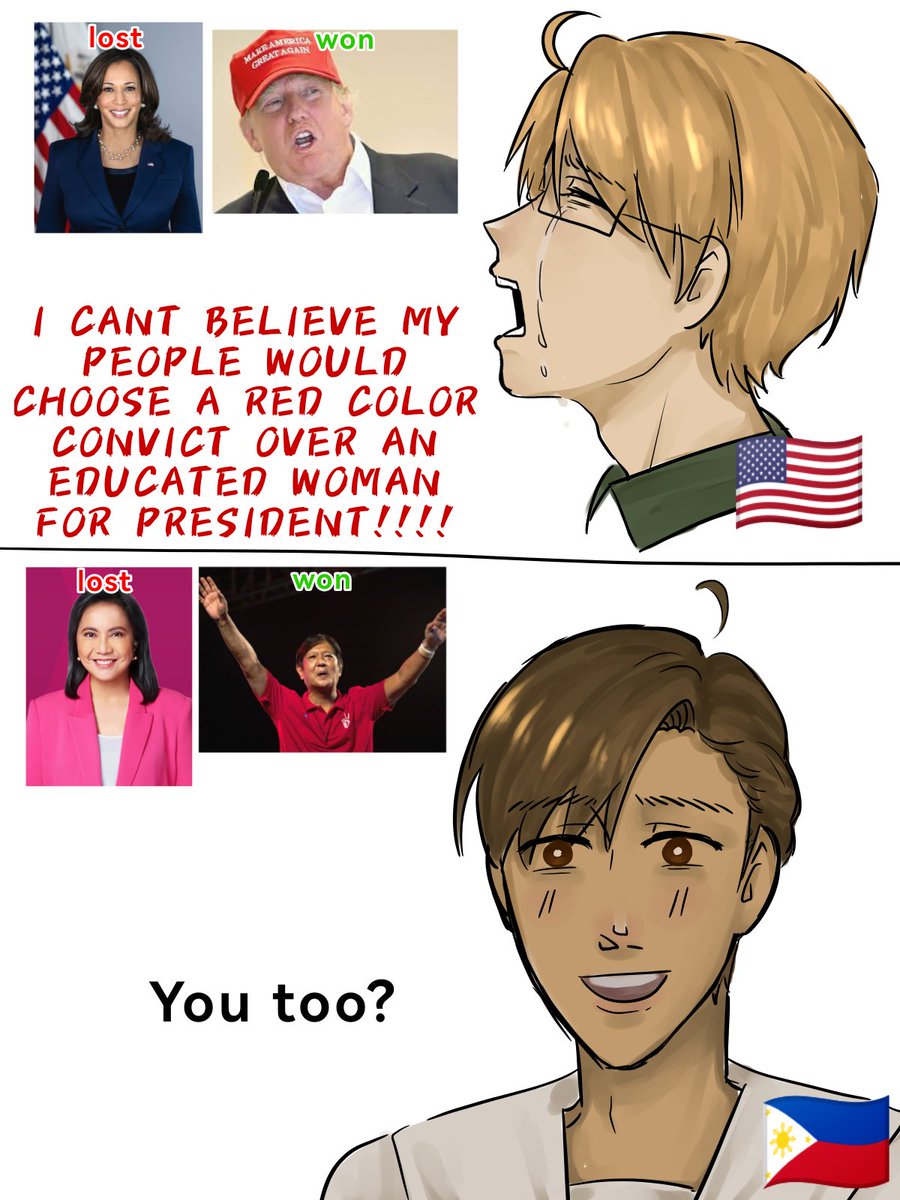 tamoheart's tweet photo. lets bond over our unfortunate similarities
#hetalia #hwsphilippines #hwsamerica #goddamit https://t.co/ZThadsjiDf