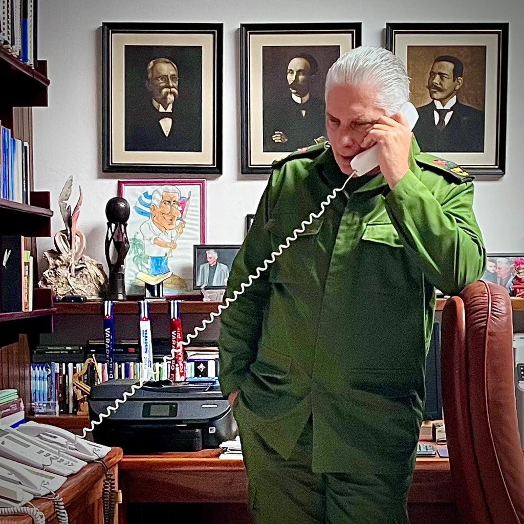 Hablé con los primeros secretarios del Partido en los territorios más impactados por el huracán #Rafael, donde estaremos mañana desde primera hora para tener evaluaciones más precisas en el terreno. Ya comienza un nuevo proceso de recuperación. 

#UnidosXCuba