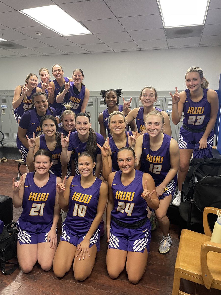 All Wins are good- but there’s just something about Road Wins!!! Another big one Saturday!  💜💛🏀🐺