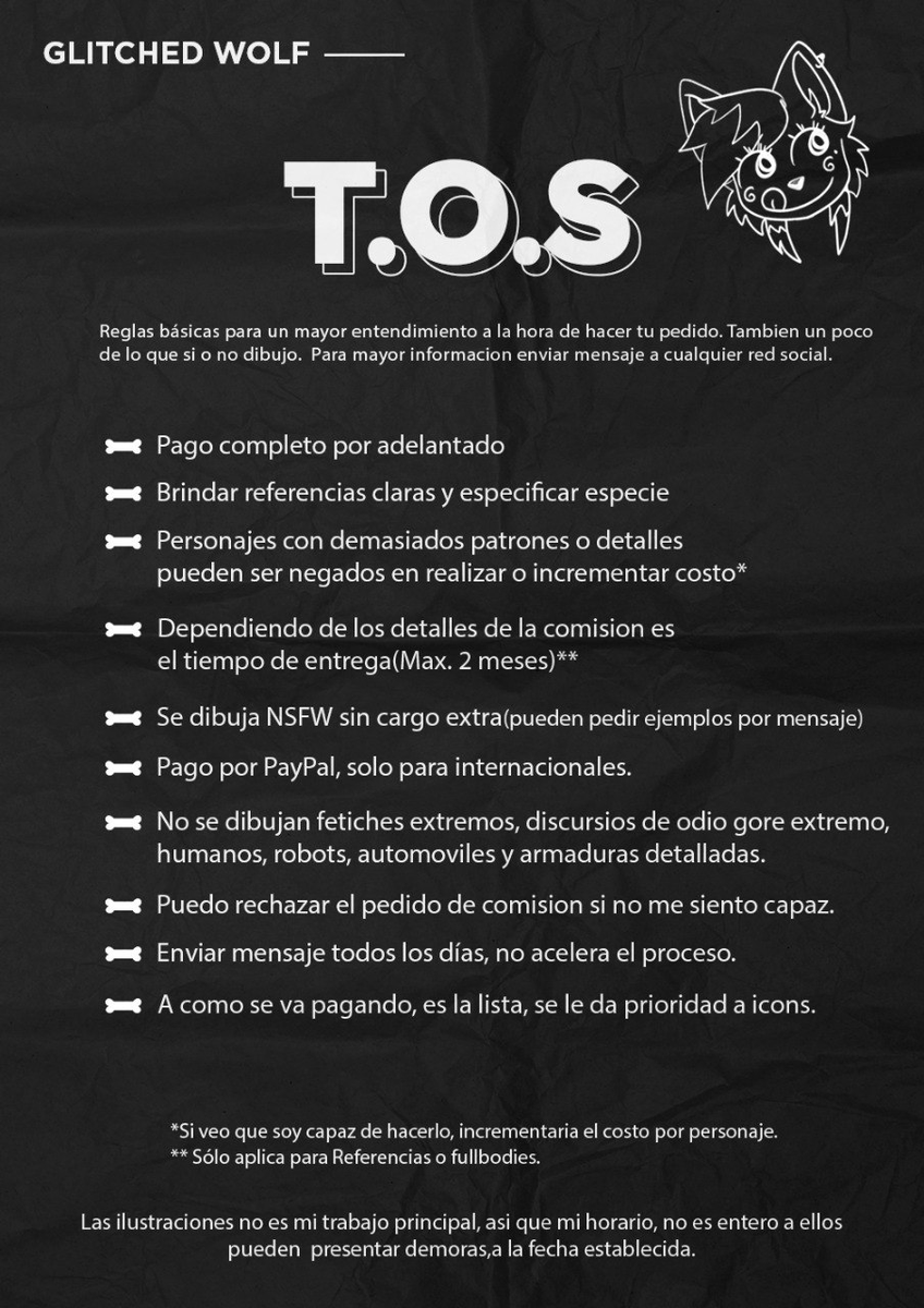 wolfglitched's tweet photo. Comisiones Abiertas!! 

:3 Slots limitados!

Para entregar maximo diciembre UwU https://t.co/T2M5Nx6P1E