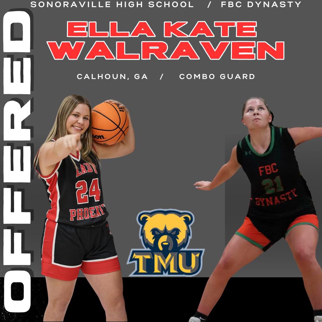 Ella Kate (EK) Walraven (@ellawalraven) on Twitter photo After an amazing phone call with Coach Fields, I am blessed to receive an offer from <a href="/TMUWBB/">Truett McConnell WBB</a>! Thank you for believing in me and this incredible opportunity! #GOBEARS 💙💛 <a href="/dynasty_fbc/">FBC DYNASTY ELITE</a> <a href="/coachet77/">Emanuel Turner</a> After an amazing phone call with Coach Fields, I am blessed to receive an offer from <a href="/TMUWBB/">Truett McConnell WBB</a>! Thank you for believing in me and this incredible opportunity! #GOBEARS 💙💛 <a href="/dynasty_fbc/">FBC DYNASTY ELITE</a> <a href="/coachet77/">Emanuel Turner</a>