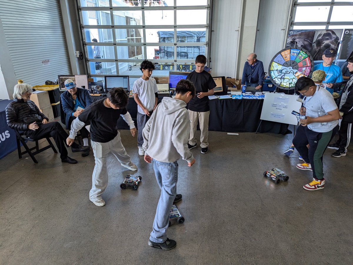 #DePortolaGTT got to take my Level 2 class of students out to <a href="/fleetweeksd/">Fleet Week San Diego</a> to explore STEM and check out some cool tech. Bummer it took an hour and a half to get in because of security (missed the ship tour), but once in, they seemed to enjoy their time.