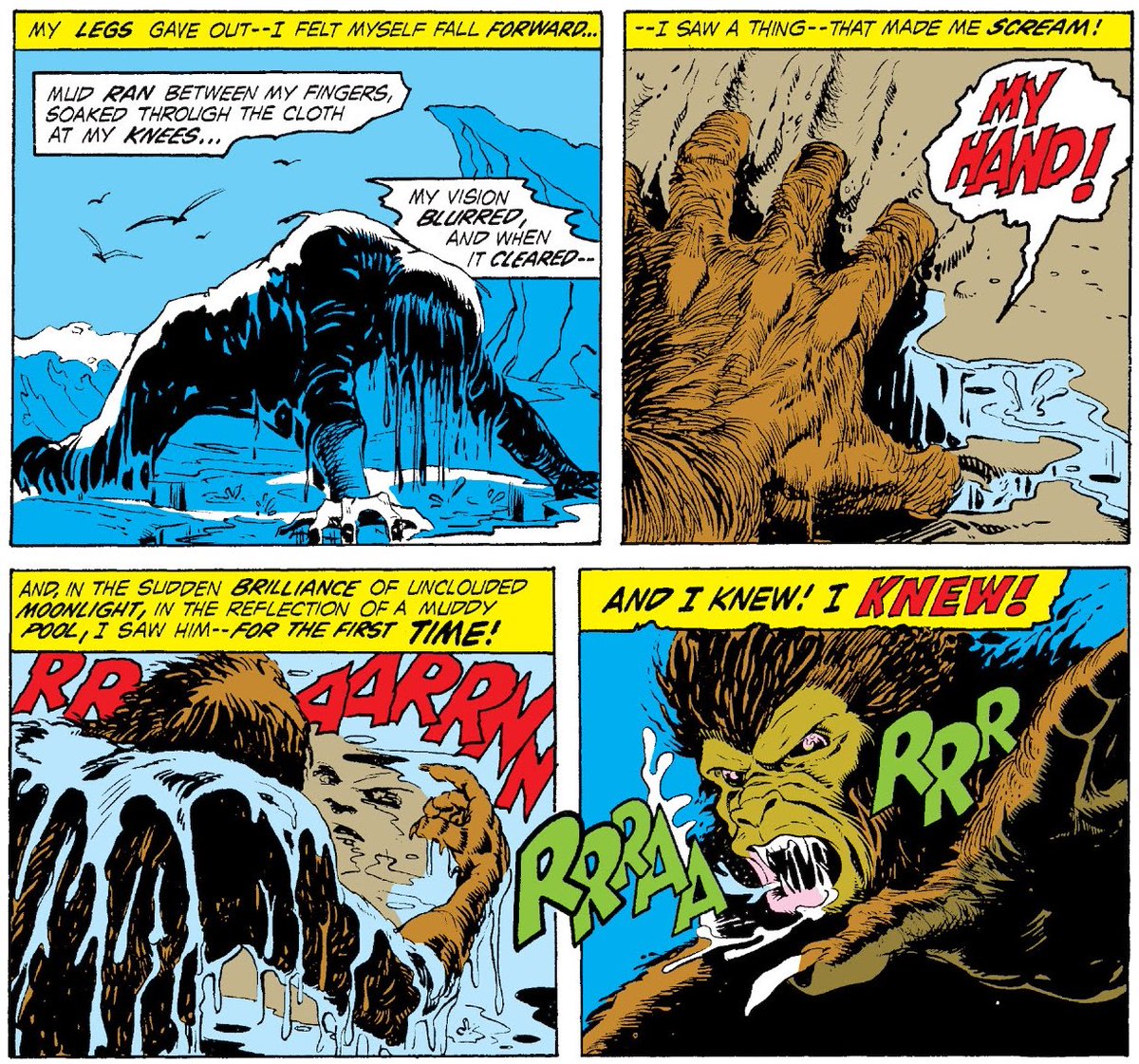 manuelabennet's tweet photo. Michael Ploog, Marvel Spotlight #2, 1972.
#WerewolfWednesday #MichaelPloog #MarvelSpotlight #WerewolfbyNight https://t.co/fIILhxlCUj