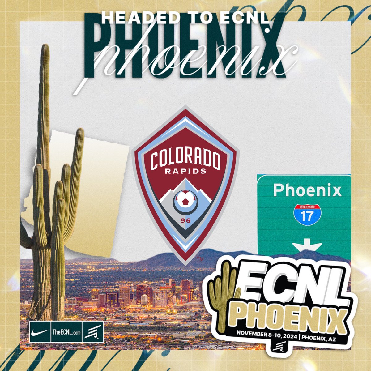 Heading to Phoenix! Ready to take on some new opponents. Let’s go Rapids! <a href="/ECNLgirls/">ECNL Girls</a> <a href="/RapidsYouthClub/">Rapids Youth Soccer</a> <a href="/ImCollegeSoccer/">College Soccer Truth ™</a> <a href="/ImYouthSoccer/">ECNL/GA/Recruiting/College Soccer</a>