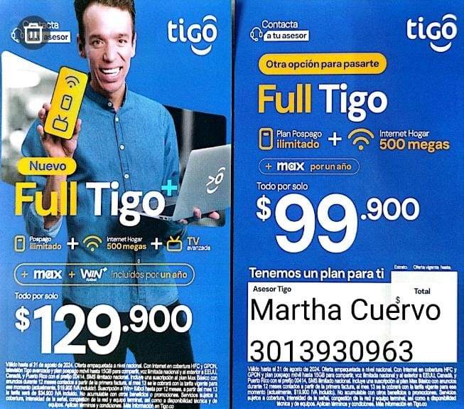 InternetExprex's tweet photo. En Tigo tenemos planes que se acomodan a su necesidad. https://t.co/Ju0naxs1vp