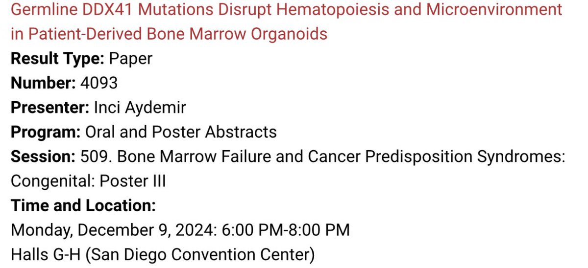 💥iPSC technology in action: Exploring patients, germline mutations, the DDX41 gene, CRISPR, reprogramming and bone marrow organoids. Curious about the bone marrow microenvironment? Join me at <a href="/ASH_hematology/">ASH</a> my poster presentation next month to dive into these questions! #ASH24