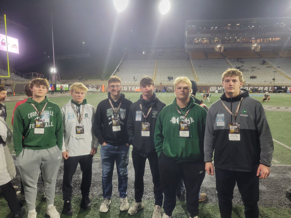 Coach Kaman (@coach_kaman) on Twitter photo Our guys taking in some MACTION tonight! Thanks to <a href="/CoachTMendelson/">Trevor Mendelson</a> and <a href="/CamAllenFB/">Cam Allen</a> of <a href="/WMU_Football/">Western Michigan Football</a> for taking care of our guys with the game day visit. Our guys taking in some MACTION tonight! Thanks to <a href="/CoachTMendelson/">Trevor Mendelson</a> and <a href="/CamAllenFB/">Cam Allen</a> of <a href="/WMU_Football/">Western Michigan Football</a> for taking care of our guys with the game day visit.
