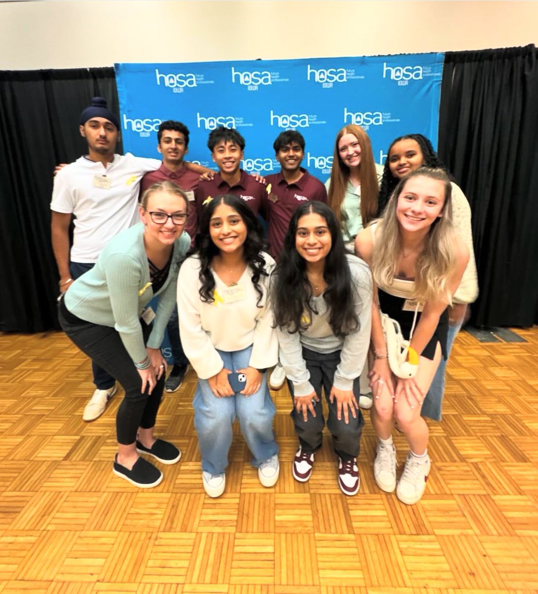 JohnstonCSD's tweet photo. Johnston students aspiring to work in health care have started networking and learning more about the field through HOSA-Future Health Professionals! This week, students with Johnston HOSA have been celebrating #HOSAWeek and the impact they are making on the future of health care!