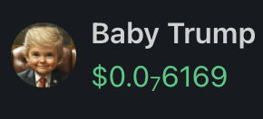 Baby Trump 👶🍼🇺🇸 tweet media