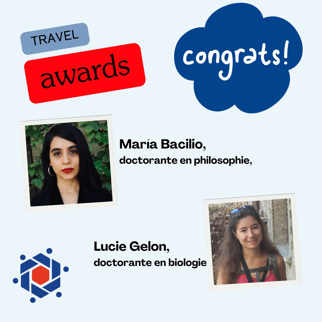dfi_usa's tweet photo. Our travel grants have been awarded to María Bacilio, a PhD student in Philosophy, and Lucie Gelon, a PhD student in Biology. We would like to congratulate María and Lucie on their remarkable work and wish them all the best for the future.
#PhDstudent #travelgrant #opportunity https://t.co/XFqsngDgrP