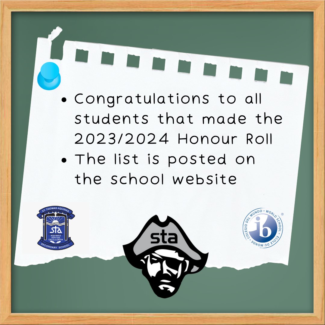 See the school website for the 2023/2024 Honour Roll list!  

📄