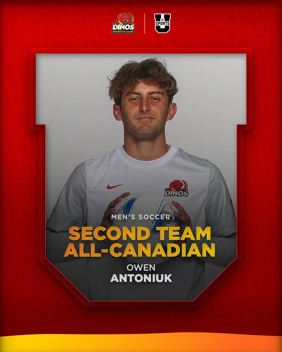 🦖⚽️🍁

Congrats to our guy Owen Antoniuk on being named a <a href="/USPORTSca/">U SPORTS</a> All-Canadian!

#GoDinos