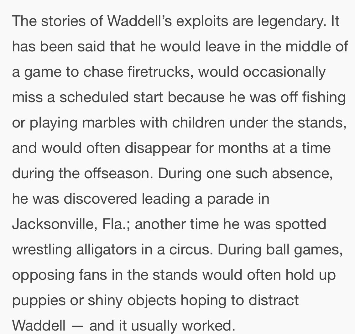 Anytime someone says, “Autism didn’t exist back in the day,” I tell them to look up hall of fame baseball player, Rube Waddell. Born in 1876, here is a short piece of his biography: