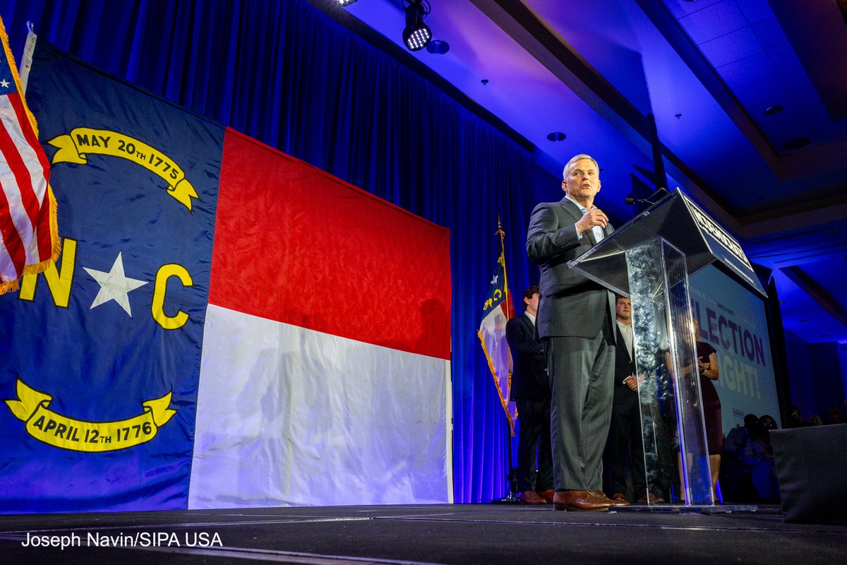 josephanavin's tweet photo. North Carolina Governor-Elect and Attorney General Josh Stein (D) speaks to the crowd after winning the gubernatorial election at a campaign watch party on Nov. 5, 2024, at the Marriott City Center hotel in Raleigh, N.C. 
For @SipaUSA 
#ncpol #joshstein #Election2024 https://t.co/4agQwzMXLp