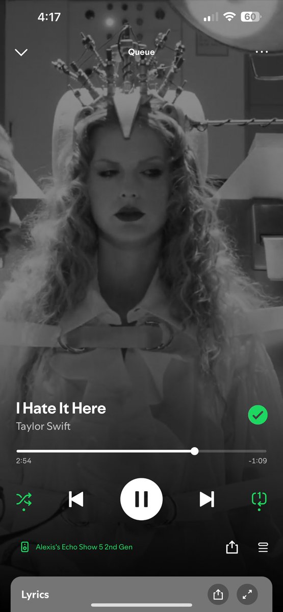 AlexisOwen_'s tweet photo. On repeat today https://t.co/w38H3dX4ip