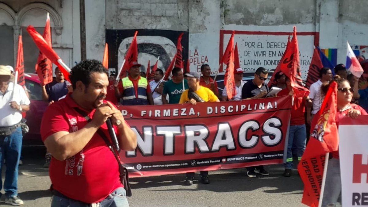 SuntracsPanama's tweet photo. ... 
📢 ¡Ha llegado el momento de alzar la voz en defensa de los derechos de los trabajadores y las trabajadoras, sus familias, pensionados-jubilados y las juventudes !

 ¡Es el pueblo quien tiene la última palabra!
... https://t.co/fgGCdTRut2