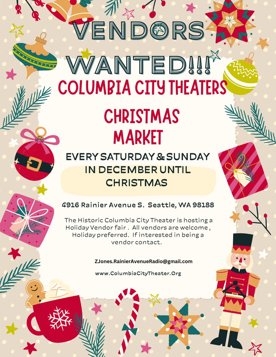 Holiday Vendor Fair!  Vendors Wanted!