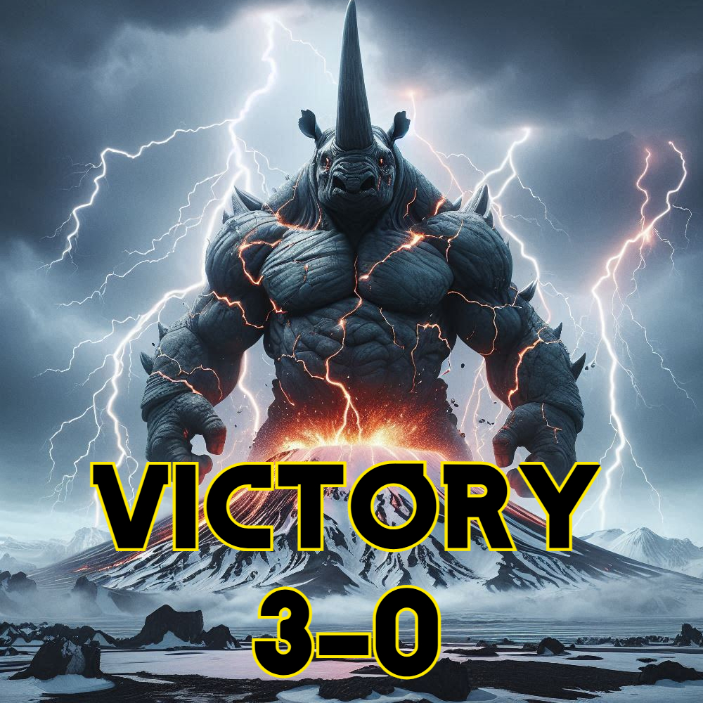 The Rhinos just charged over <a href="/dustyiceland/">DUSTY</a>, conquering their icy volcanoes with unstoppable force!
GGs to our Icelandic opponents, but today, the Rhinos ruled the frozen peaks and fiery depths! 🦏🔥❄️