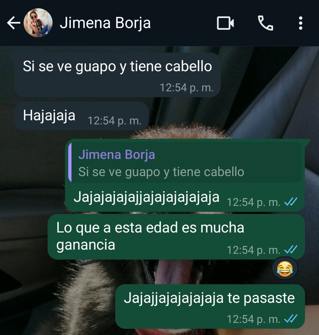 nattycanche's tweet photo. Amigos si todavía tienen pelo, ya la llevan de gane jajajajajajaja https://t.co/0iVd3wxemL