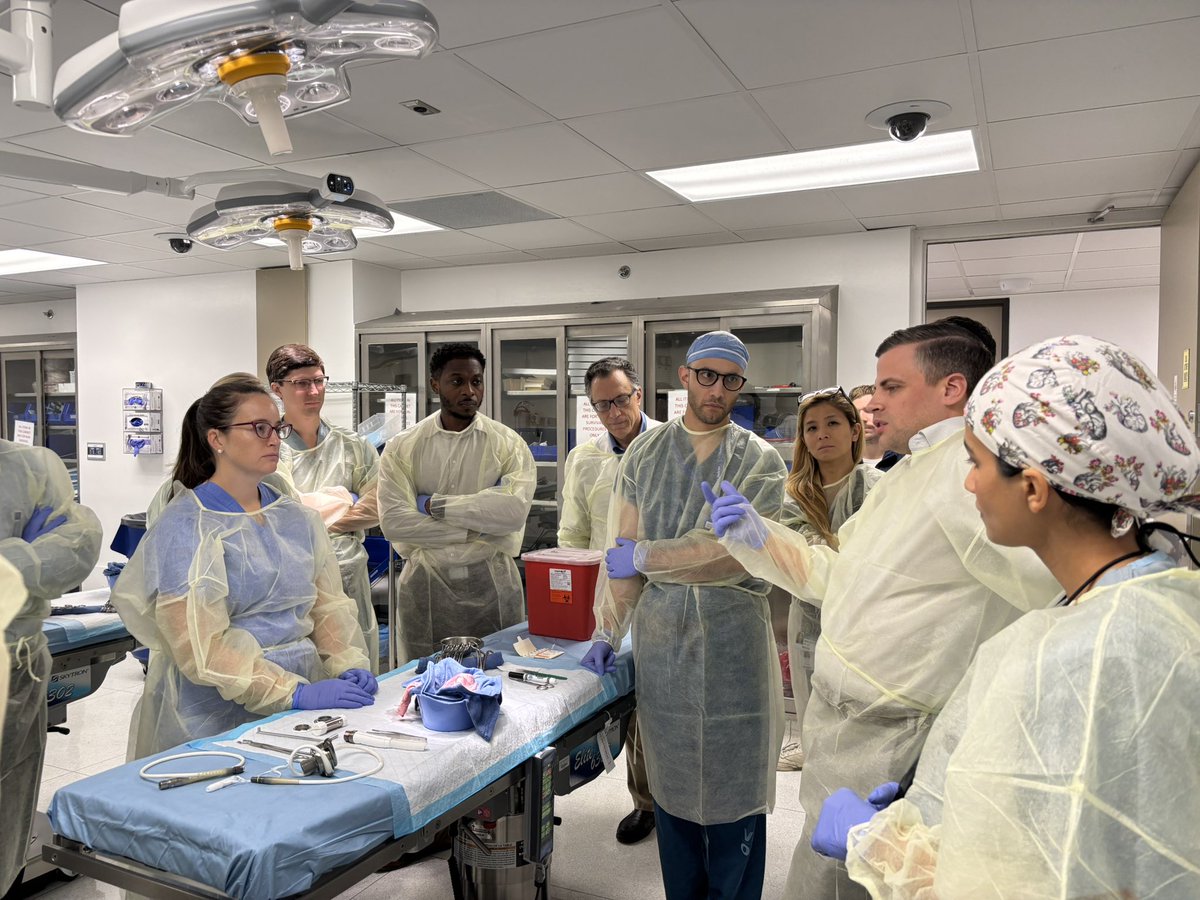 BCM_CTSurgery's tweet photo. Our Cardiothoracic fellows and i6 residents participated in an amazing LVAD implantation wet lab simulation today! 

Repetition and hands on experience are how we’re building the next generation of surgical leaders here at Baylor. https://t.co/FZMusEmSxh