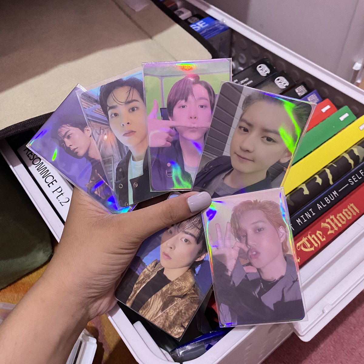 jaemintchocole's tweet photo. wts want to sell take all album dont fight the feeling photobook expansion xiumin baekhyun kai chanyeol

< take all 450.000 > https://t.co/msZXGe5CIV