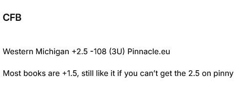 ItsCappersPicks's tweet image. #PorterPicks

NCAAB
Campbell +17.5 (2u)
UConn -34.5 (4u)
SIUE vs Indiana over 149 (2u)
LSU -22.5 (3u)

#OutOfLineBets