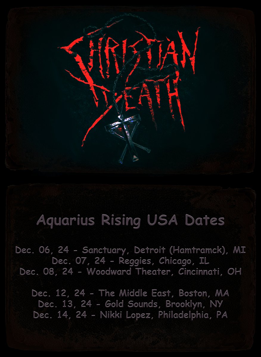 CHRISTIAN DEATH tweet media