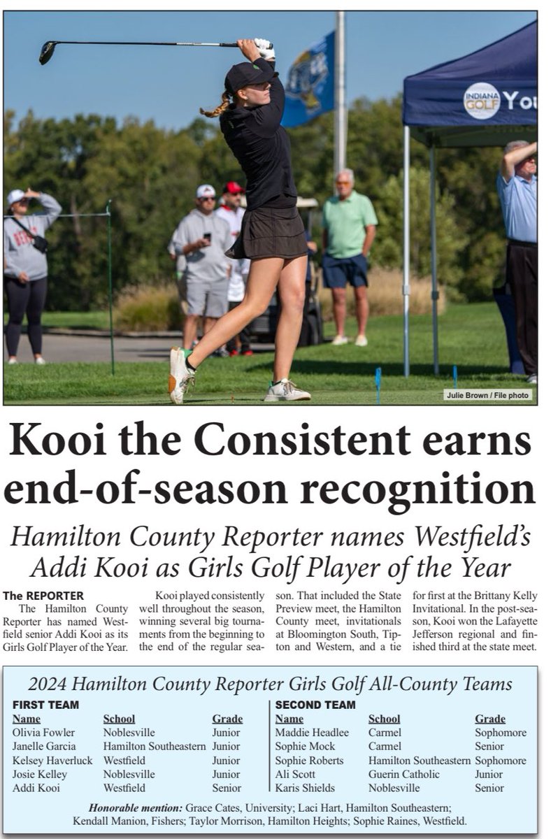 Miller Girls Golf (@millergirlsgolf) on Twitter photo Congrats to our <a href="/HamiltonCoNews/">Hamilton County Reporter</a> Girls Golf All-County selections:
1st Team
Josie Kelley
Olivia Fowler
2nd Team
Karis Shields
💪🏻⛳️ Congrats to our <a href="/HamiltonCoNews/">Hamilton County Reporter</a> Girls Golf All-County selections:
1st Team
Josie Kelley
Olivia Fowler
2nd Team
Karis Shields
💪🏻⛳️