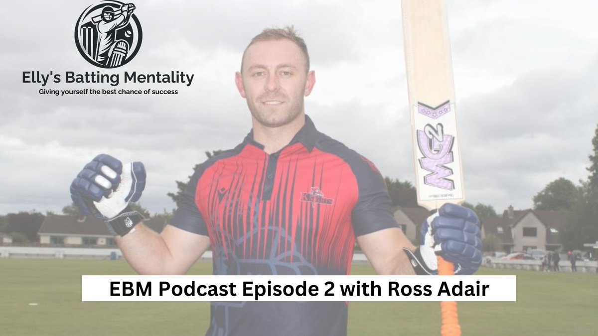 Marc Ellison (@marc_ellison) on Twitter photo Elly's Batting Mentality Podcast Episode 2:
Five weeks ago, <a href="/GRAdair11/">Ross Adair</a> scored his maiden international ton for <a href="/cricketireland/">Cricket Ireland</a> against <a href="/ProteasMenCSA/">Proteas Men</a>.
I spoke with Ross to discuss that innings and how his unique career has panned out.
He spoke about big biceps... Elly's Batting Mentality Podcast Episode 2:
Five weeks ago, <a href="/GRAdair11/">Ross Adair</a> scored his maiden international ton for <a href="/cricketireland/">Cricket Ireland</a> against <a href="/ProteasMenCSA/">Proteas Men</a>.
I spoke with Ross to discuss that innings and how his unique career has panned out.
He spoke about big biceps...