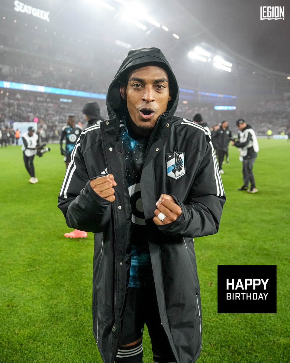MNUFC's tweet photo. ✅ New dad
✅ First goal of the season
✅ His birthday

¡Feliz cumpleaños, Jo! https://t.co/3LWMNi0Oyx